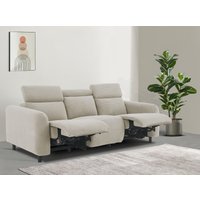 Home affaire 3-Sitzer "SKAANE in Cord, Sofa mit manueller u. elektrischer Relaxfunktion", Relax-Funktion in 2 Sitzen, Kopfteilverstellung, Federkernpolsterung von home affaire