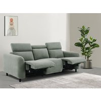 Home affaire 3-Sitzer "SKAANE in Cord, Sofa mit manueller u. elektrischer Relaxfunktion", Relax-Funktion in 2 Sitzen, Kopfteilverstellung, Federkernpolsterung von home affaire