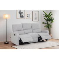 Home affaire 3-Sitzer "TOURNAY manuelle Relaxfunktion, Liegefunktion (105-135), Webstoff", Reclinerfunktion in 2 Sitzen (links u. rechts) von home affaire