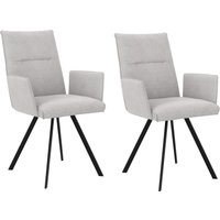 Home affaire Armlehnstuhl "Sava" (Set) 2 Stk.Metallgestell von home affaire