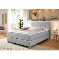 Home affaire Boxspringbett "Calloway", inkl. Topper, XXL-Ausführung, in 4 Farben, 5 Breiten, 3 Matratzenarten von home affaire