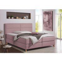 Home affaire Boxspringbett "Caria", in 5 Breiten, 3 Matratzen-Ausführungen, 2 Härtegraden, Topper von home affaire