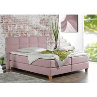Home affaire Boxspringbett "Casey", in 5 Breiten, 3 Ausführungen, 2 Härtegraden, Steppung, Topper von home affaire