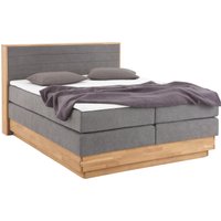 Home affaire Boxspringbett "Cavan" Eiche, inkl. Bettkasten & Topper, verschiedene Härtegrade (auch H4) von home affaire