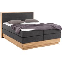 Home affaire Boxspringbett "Cavan" Eiche, inkl. Bettkasten & Topper, verschiedene Härtegrade (auch H4) von home affaire