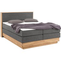 Home affaire Boxspringbett Cavan, Eiche, inkl. Bettkasten & Topper, verschiedene Härtegrade von home affaire