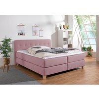 Home affaire Boxspringbett "Fargo", inkl. Topper, in 3 Matratzenarten, in Samt- oder Strukturstoff Home affaire Boxspringbett "Fargo", inkl. Topper, in 3 Matratzenarten, in Samt- oder Strukturstoff von home affaire