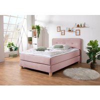 Home affaire Boxspringbett "Fargo", inkl. Topper, in 3 Matratzenarten, in Samt- oder Strukturstoff von home affaire