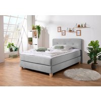 Home affaire Boxspringbett "Fargo", inkl. Topper, in 3 Matratzenarten, in Samt- oder Strukturstoff von home affaire