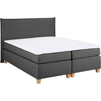 Home affaire Boxspringbett "Houssay", inkl. Topper, 5 Breiten, 2 Härtegraden auch in Überlänge 220 cm von home affaire