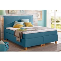 Home affaire Boxspringbett "Houssay", inkl. Topper, 5 Breiten, 2 Härtegraden auch in Überlänge 220 cm von home affaire