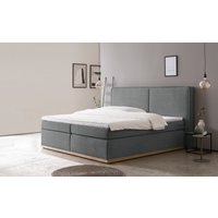 Home affaire Boxspringbett "SHERWOOD Cord Hotelbett, Polsterbett Premiumbett Boxbett", (Bestseller Otto´s Choice Luxusbett in 4 Breiten), Hochwertiger Cord,weiche Velours-Struktur, mit premium Topper von home affaire