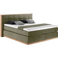 Places of Style Boxspringbett Vinton, aus massiver Eiche, verschiedene Härtegrade von Places Of Style