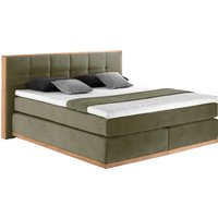 Places of Style Boxspringbett Vinton, aus massiver Eiche, verschiedene Härtegrade von Places Of Style