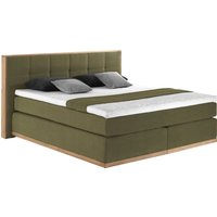Places of Style Boxspringbett Vinton, aus massiver Eiche, verschiedene Härtegrade von Places Of Style