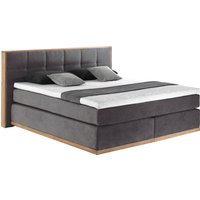 Places of Style Boxspringbett Vinton, aus massiver Eiche, verschiedene Härtegrade von Places Of Style
