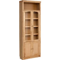 Home affaire Bücherregal "Soeren Vitrine mit 2 Glastüren, Breite/Tiefe: 80/220 cm" Kiefer massiv, Tiefe 29 cm, 2 Holz- und 2 Türen mit Klarglas- Einsatz Home affaire Bücherregal "Soeren Vitrine mit 2 Glastüren, Breite/Tiefe: 80/220 cm" Kiefer massiv, Tiefe 29 cm, 2 Holz- und 2 Türen mit Klarglas- Einsatz von home affaire