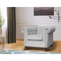 Home affaire Chesterfield-Sessel "Aarburg", aufwändige Knopfheftung und Ziernägel im Chesterfield-Design von home affaire