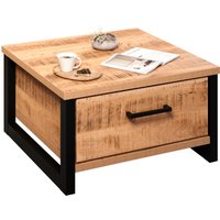 Home affaire Couchtisch "Elda" 1 Stk. tlg. Couchtisch mit 2 Vollauszug Schubladen – (B/T/H) 80/80/45 cm von home affaire