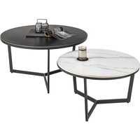 Stolkom Couchtisch "Harper" 2-er Set Keramik, Tisch marmorisiert von Stolkom
