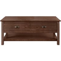 Home affaire Couchtisch "Schröder" mit 2 Schubladen und 1 Einlegeboden, aus massivem Kiefernholz Home affaire Couchtisch "Schröder" mit 2 Schubladen und 1 Einlegeboden, aus massivem Kiefernholz von home affaire