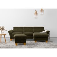 Home affaire Ecksofa "Lindgren L-Form" wahlweise mit Bett mit klappbaren Rollen, Kasten und Kopfverstellung von home affaire