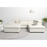 Home affaire Ecksofa "Alberto L-Form", mit Kopfteilverstellung, wahlweise mit Bettfunktion von home affaire