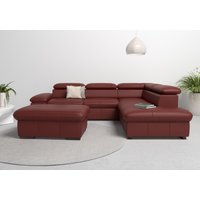 Home affaire Ecksofa "Alberto L-Form", mit Kopfteilverstellung, wahlweise mit Bettfunktion von home affaire