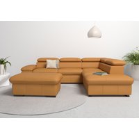 Home affaire Ecksofa "Alberto L-Form", mit Kopfteilverstellung, wahlweise mit Bettfunktion von home affaire