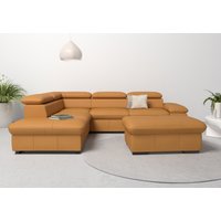 Home affaire Ecksofa "Alberto L-Form", mit Kopfteilverstellung, wahlweise mit Bettfunktion von home affaire