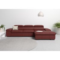 Home affaire Ecksofa "Alberto L-Form", mit Kopfteilverstellung, wahlweise mit Bettfunktion von home affaire
