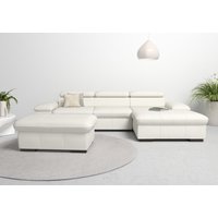 Home affaire Ecksofa "Alberto L-Form", mit Kopfteilverstellung, wahlweise mit Bettfunktion von home affaire