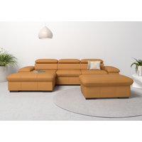 Home affaire Ecksofa "Alberto L-Form", mit Kopfteilverstellung, wahlweise mit Bettfunktion von home affaire