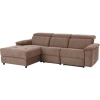 Home affaire Ecksofa "Binado, L-Form,", mit manueller oder elektrischer Relaxfunktion mit USB-Anschluss von home affaire