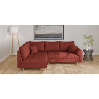 Home affaire Ecksofa "CHARRE L-Form mit Ottomane, Maße B/T/H: 231/161/81 cm", feine Steppung, lose Rücken- und Zierkissen, auch in Cord und Bouclé Home affaire Ecksofa "CHARRE L-Form mit Ottomane, Maße B/T/H: 231/161/81 cm", feine Steppung, lose Rücken- und Zierkissen, auch in Cord und Bouclé von home affaire