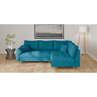 Home affaire Ecksofa "CHARRE L-Form mit Ottomane, Maße B/T/H: 231/161/81 cm", feine Steppung, lose Rücken- und Zierkissen, auch in Cord und Bouclé Home affaire Ecksofa "CHARRE L-Form mit Ottomane, Maße B/T/H: 231/161/81 cm", feine Steppung, lose Rücken- und Zierkissen, auch in Cord und Bouclé von home affaire