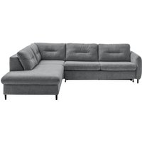 Home affaire Ecksofa "Clevina, L-Form mit Kaltschaummatratze" Längsschläfer mit echter Dauerschläferfunktion & flexibel stellbar von home affaire