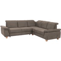 Home affaire Ecksofa "Dalia L-Form" mit Federkernpolsterung, wahlweise mit Bettfunktion, Bettkasten von home affaire