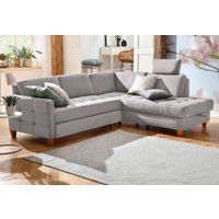 Home affaire Ecksofa "Earl L-Form", wahlweise auch mit Bettfunktion oder Bettfunktion mit Bettkasten von home affaire