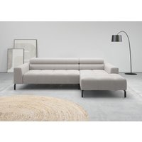 Home affaire Ecksofa "Ecksofa Claya, L-Form, Kopfteilverstellung, Breite 258 cm" Moderne Steppung, weicher Polsteraufbau & saugroboterfreundliche Höhe Home affaire Ecksofa "Ecksofa Claya, L-Form, Kopfteilverstellung, Breite 258 cm" Moderne Steppung, weicher Polsteraufbau & saugroboterfreundliche Höhe von home affaire