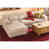 Home affaire Ecksofa "Falk klare Linien, elegant und zeitlos, L-Form", mit Federkern und wahlweise mit Bettfunktion von home affaire
