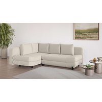 Home affaire Ecksofa "LENNARA Schlafsofa mit Bettkasten, Maße B/T/H: 234/179/85 cm", L-Form mit Ottomane rechts/links, mit Wellenunterfederung Home affaire Ecksofa "LENNARA Schlafsofa mit Bettkasten, Maße B/T/H: 234/179/85 cm", L-Form mit Ottomane rechts/links, mit Wellenunterfederung von home affaire