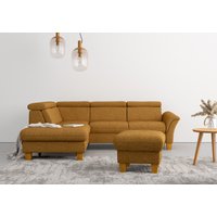 Home affaire Ecksofa "Lindgren L-Form", wahlweise mit TV-Funktion, Stauraum und Kopfteilverstellung von home affaire