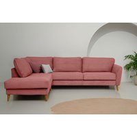 Home affaire Ecksofa "MARSEILLE 278/202 cm, L-Form, Ottom. rechts/links, verschiedene Bezüge", Massivholzbeine Eiche, Landhausstil, Wellenunterfederung Home affaire Ecksofa "MARSEILLE 278/202 cm, L-Form, Ottom. rechts/links, verschiedene Bezüge", Massivholzbeine Eiche, Landhausstil, Wellenunterfederung von home affaire