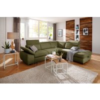 Home affaire Ecksofa "Mauritius L-Form", mit Ottomane, mit Kopfteil- und Armlehnverstellung von home affaire
