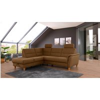 Home affaire Ecksofa "Palmera L-Form", Federkern, wahlweise mit Bettfunktion und mit/ohne Stauraum von home affaire