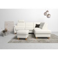 Home affaire Ecksofa "Palmera L-Form", Federkern, wahlweise mit Bettfunktion und mit/ohne Stauraum von home affaire