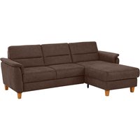 Home affaire Ecksofa "Palmera L-Form", Federkern, wahlweise mit Bettfunktion und mit/ohne Bettkasten von home affaire