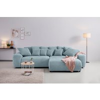 Home affaire Ecksofa Sundance, bei Bettfunktion mit Topper, incl. Zier- und Rückenkissen von home affaire