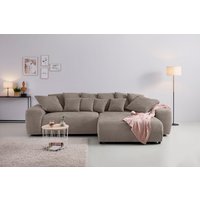 Home affaire Ecksofa Sundance, bei Bettfunktion mit Topper, incl. Zier- und Rückenkissen von home affaire